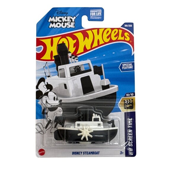 Hot Wheels Disney Steamboat Mickey Mouse HW Screen Time Collectible Diecast - Picture 1 of 7